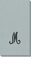 Silver Linen Like Caspari Guest Towels Image 2 of 3